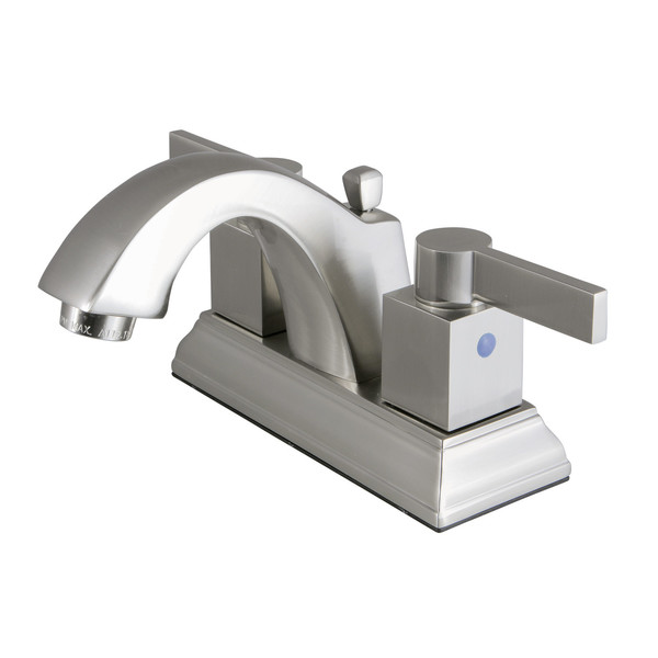 Fauceture 4" Centerset Bathroom Faucet, Brushed Nickel FSC4648NQL